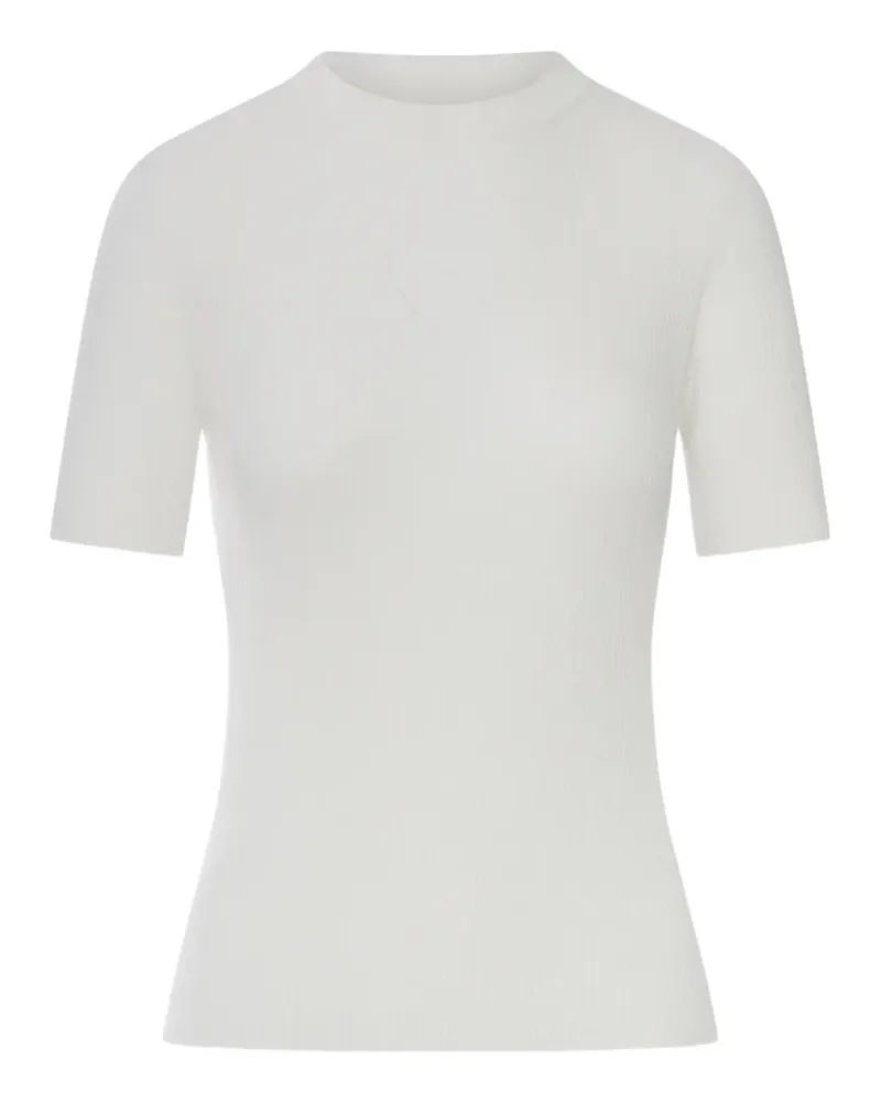 Fendi ribbed short-sleeve sweater - Weiß Weiß