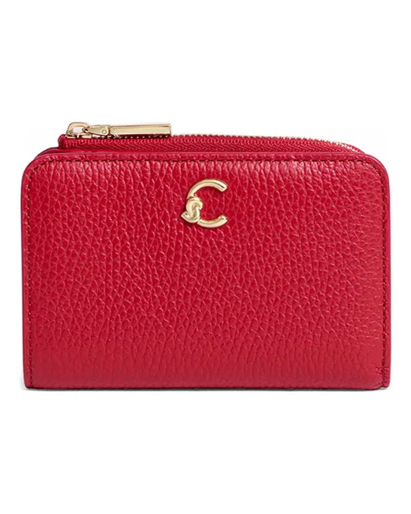 Coccinelle Portemonnaie mit Logo-Schild - Rot Rot