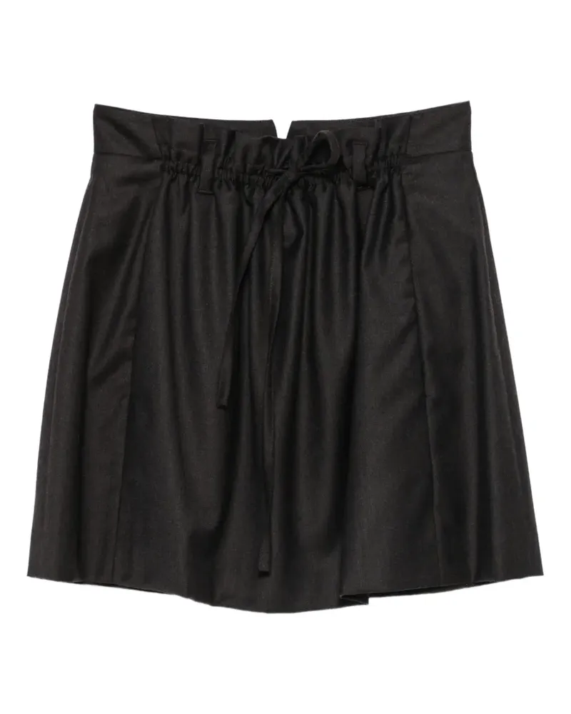 TELA Rock mit Paperbag-Taille - Braun Braun