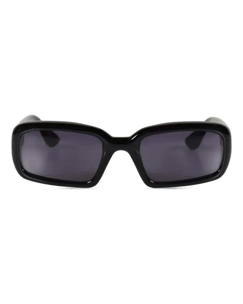 Port Tanger Eckige Mektoub Sonnenbrille - Schwarz Schwarz