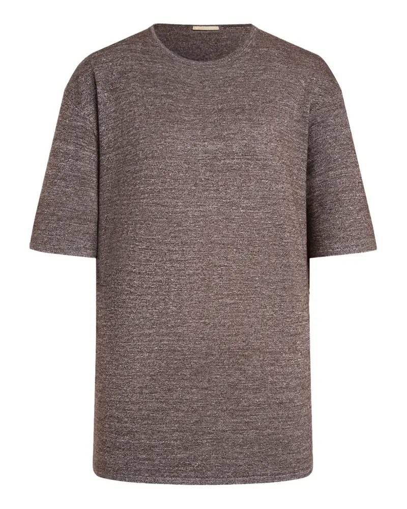 12 STOREEZ Stratum T-Shirt - Braun Braun