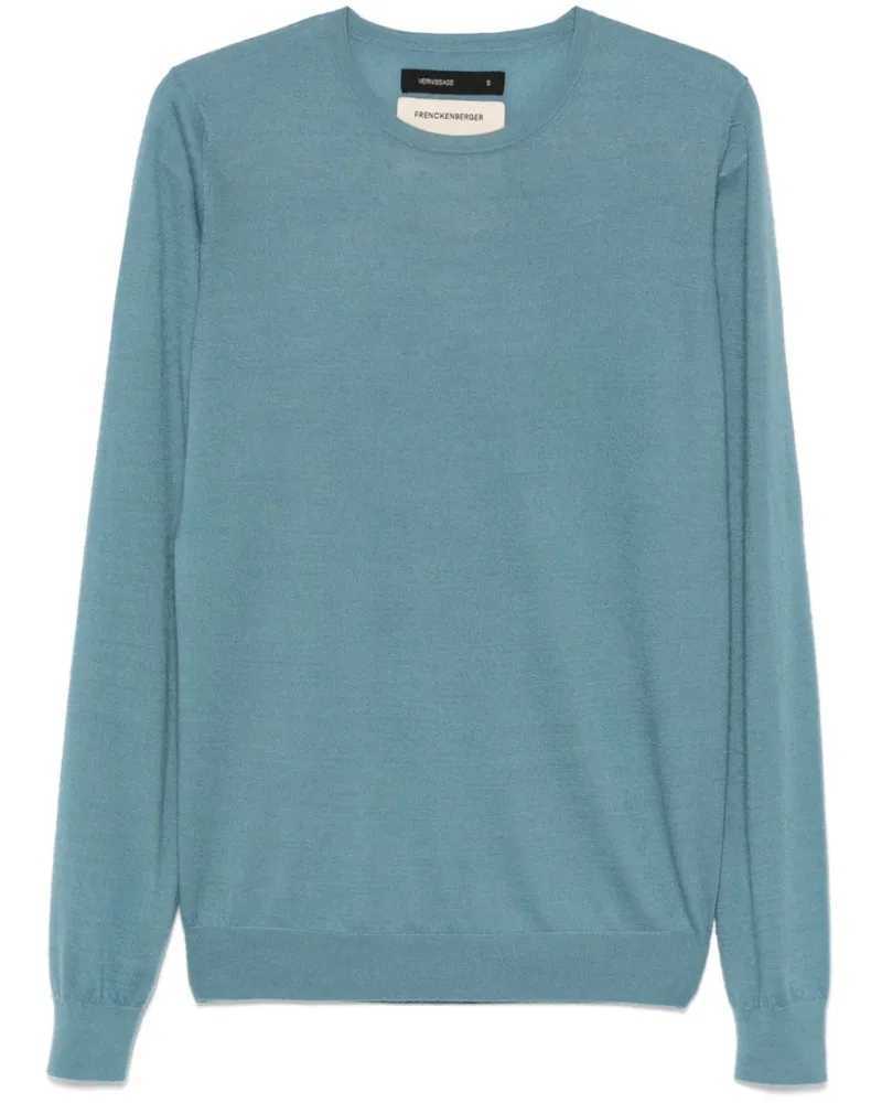 Frenckenberger Pullover aus Kaschmir - Blau Blau