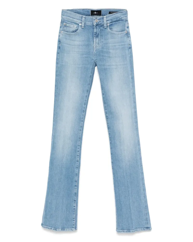 7 for all mankind Bloom Bootcut-Jeans - Blau Blau
