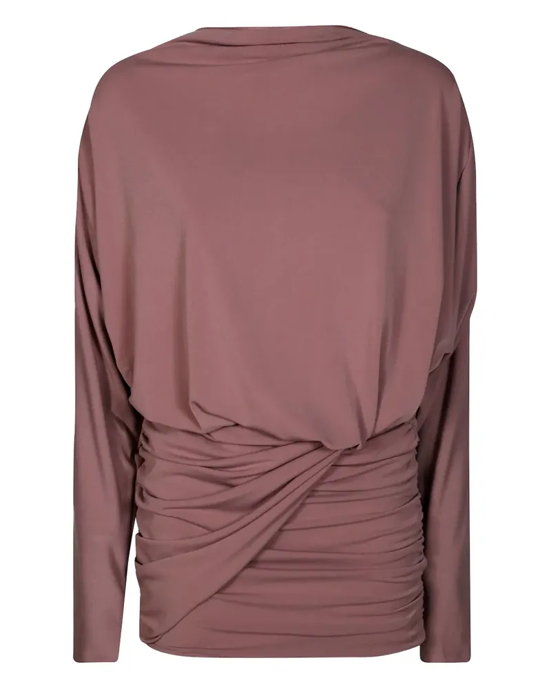 ANDAMANE Minikleid mit drapiertem Detail - Rosa Rosa