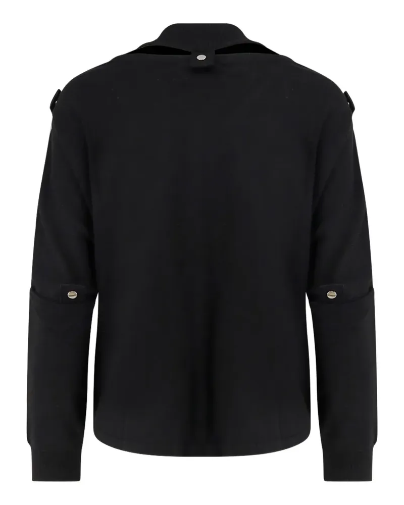 Ixos Pullover mit Knopfdetail - Schwarz Schwarz