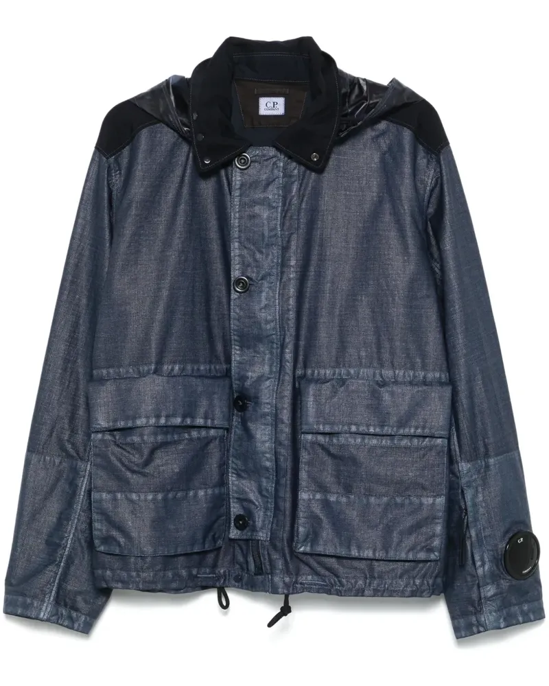 C.P. Company Rafia Mille Jacke - Blau Blau