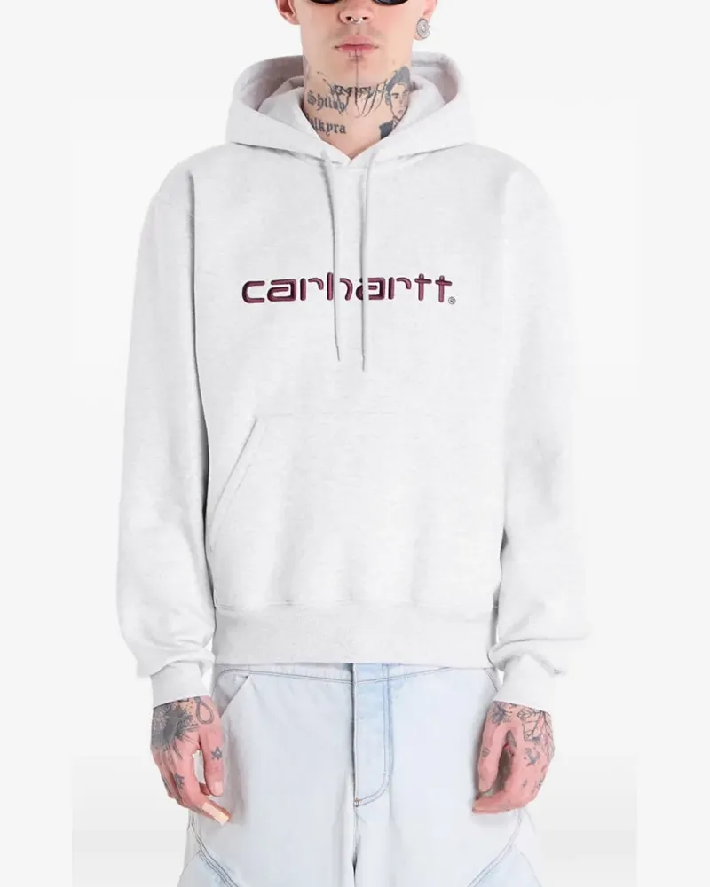 Carhartt WIP logo hoodie - Grau Grau