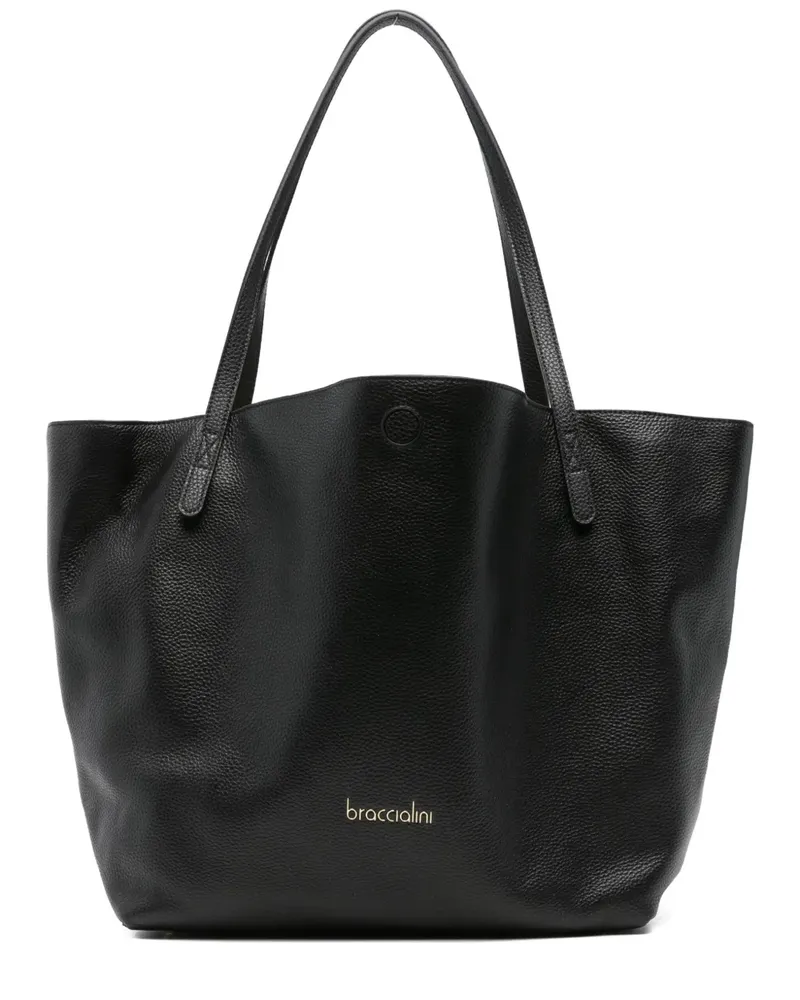 Braccialini logo-detail tote bag - Schwarz Schwarz