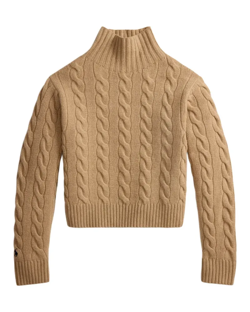Ralph Lauren Pullover mit Zopfmuster - Nude Nude