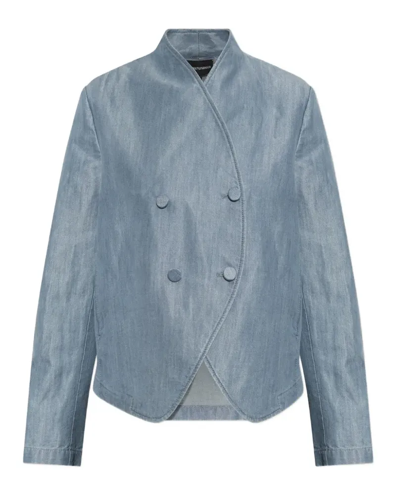Emporio Armani double-breasted blazer - Blau Blau