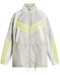 Lacoste Oversized-Kapuzenjacke in Colour-Block-Optik Grau