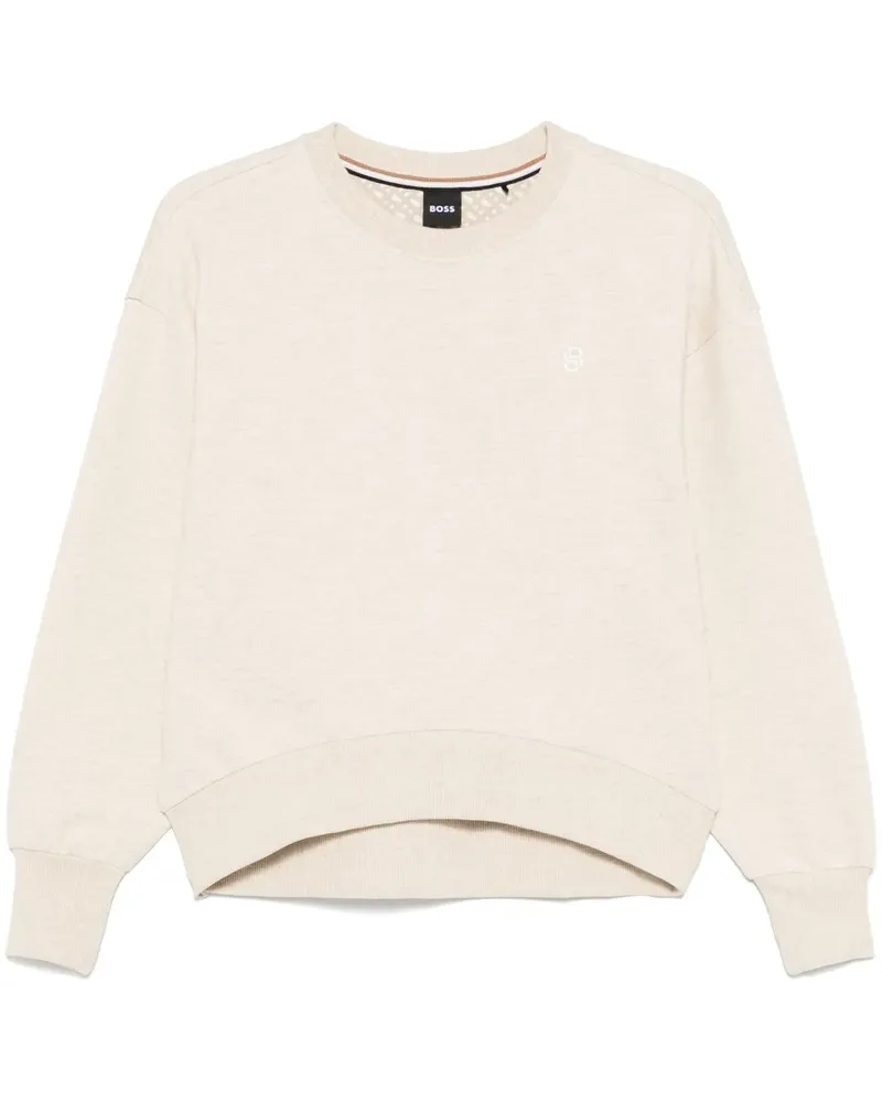 HUGO BOSS Double B Sweatshirt mit Monogramm - Nude Nude