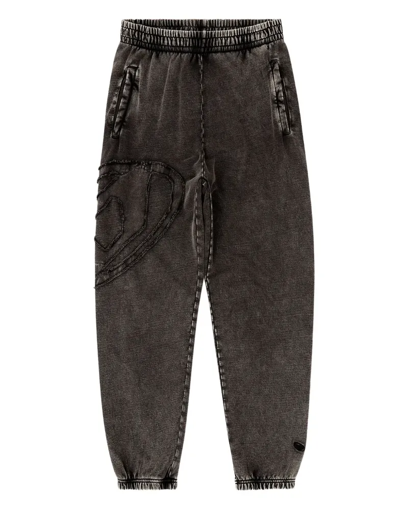 Diesel P-Marky-Den appliqué-detail track pants - Grau Grau
