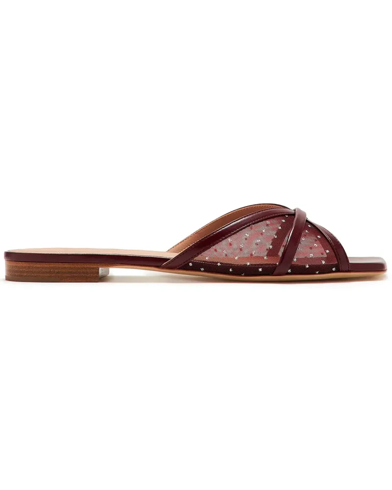 Malone Souliers Perla Pantoletten - Rot Rot