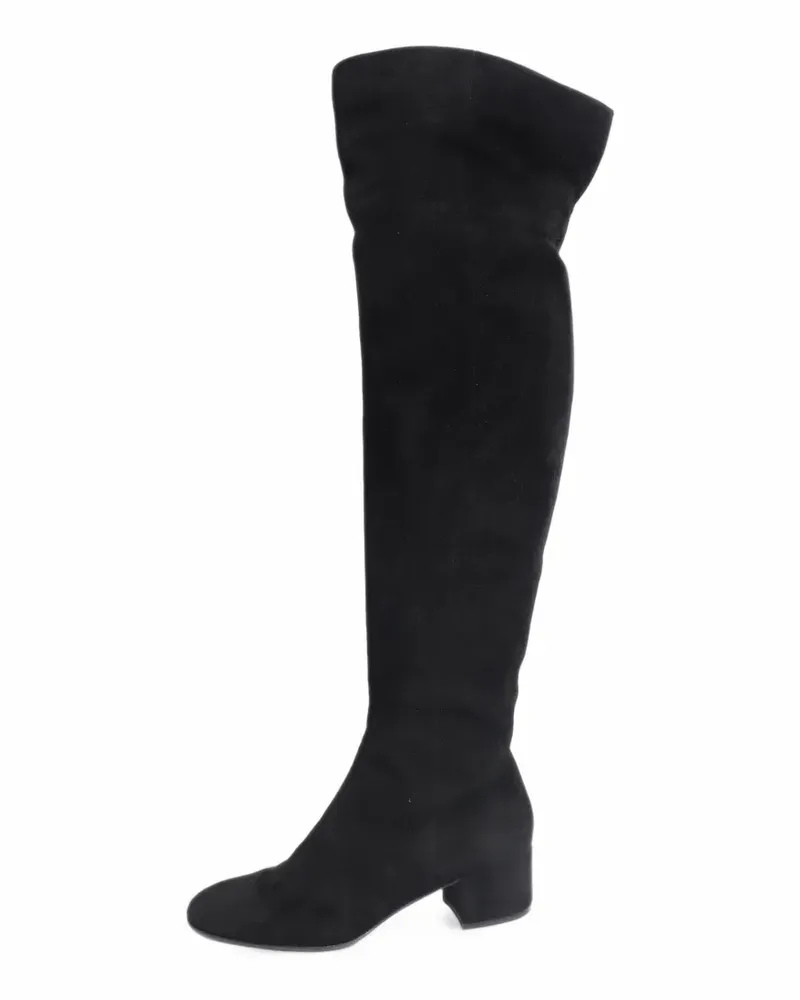 Gianvito Rossi Over-the-knee suede boots - Schwarz Schwarz