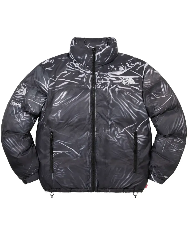 Supreme Being x The North Face Nuptse Jacke - Schwarz Schwarz