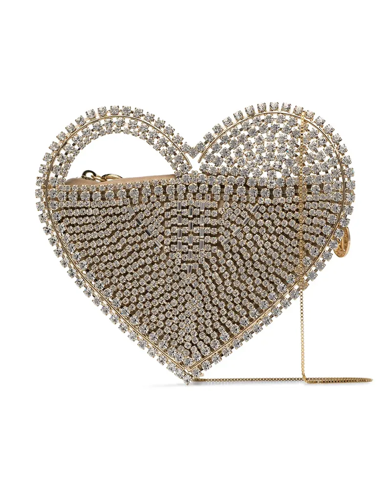 Rosantica Rejina' Clutch mit Kristallen - Gold Gold