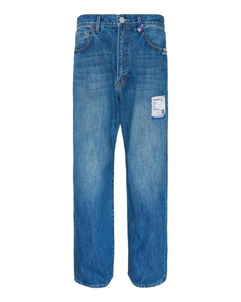 MIHARAYASUHIRO hard-washed selvedge jeans - Blau Blau