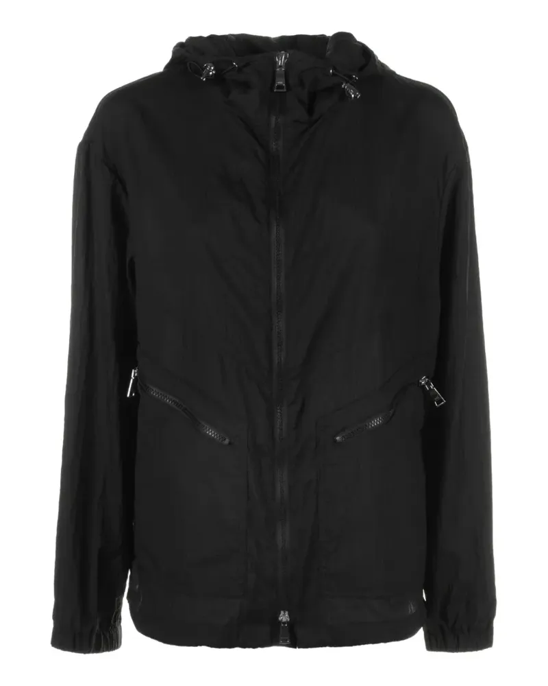 ADD zip hooded jacket - Schwarz Schwarz