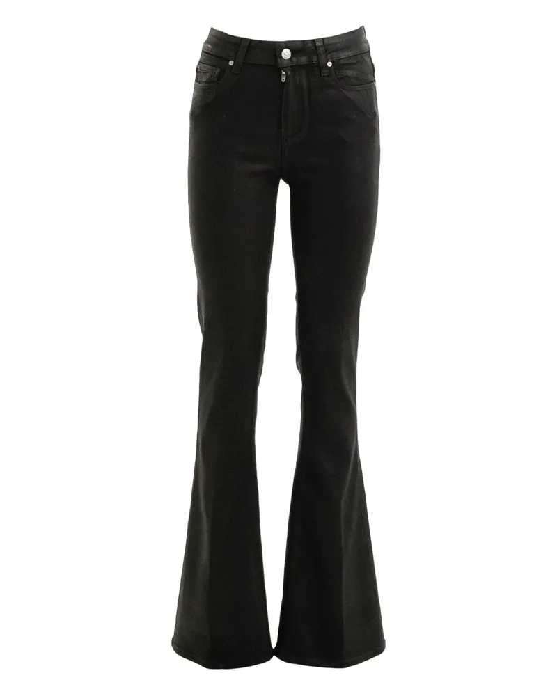 Paige Jeans mit ausgestelltem Bein - Schwarz Schwarz