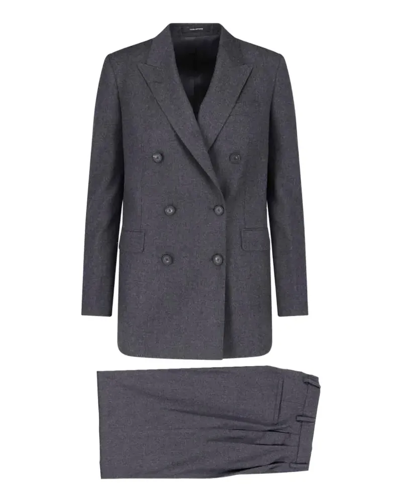 Tagliatore double-breasted wool-blend suit - Grau Grau