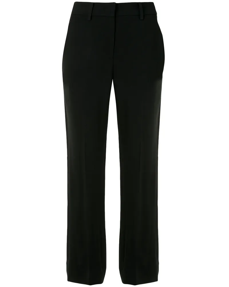 N° 21 Klassische Cropped-Hose - Schwarz Schwarz