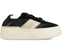 Sneakers mit Plateau - Schwarz