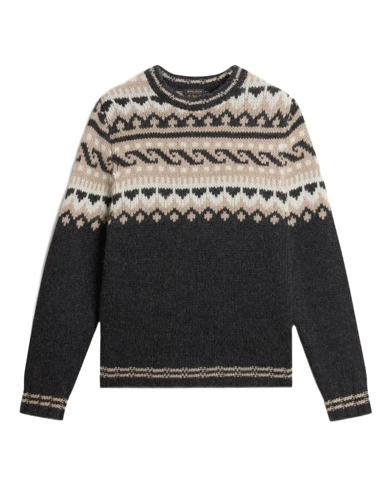 Woolrich Pullover mit Fair-Isle-Muster - Grau Grau