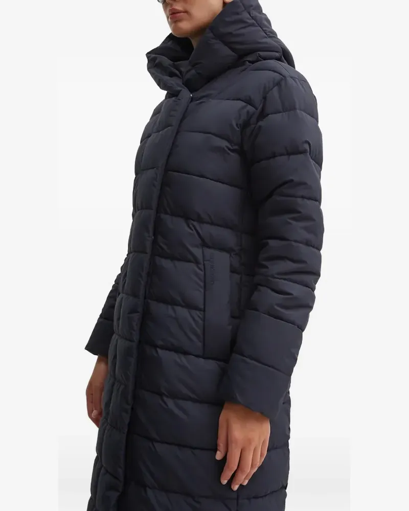 Didriksons 1913 Stella quilted hooded jacket - Blau Blau