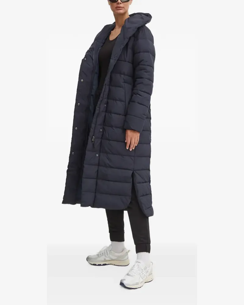 Didriksons 1913 Stella quilted hooded jacket - Blau Blau