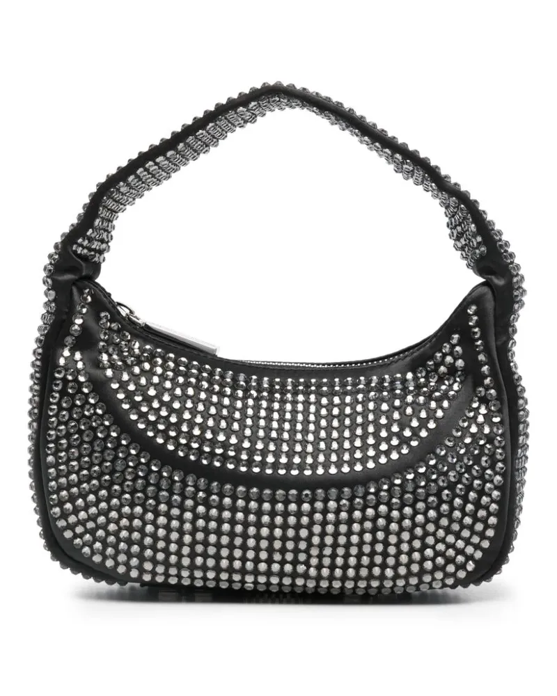 Chiara Ferragni Eyelike Mini-Tasche mit Kristallen - Grau Grau