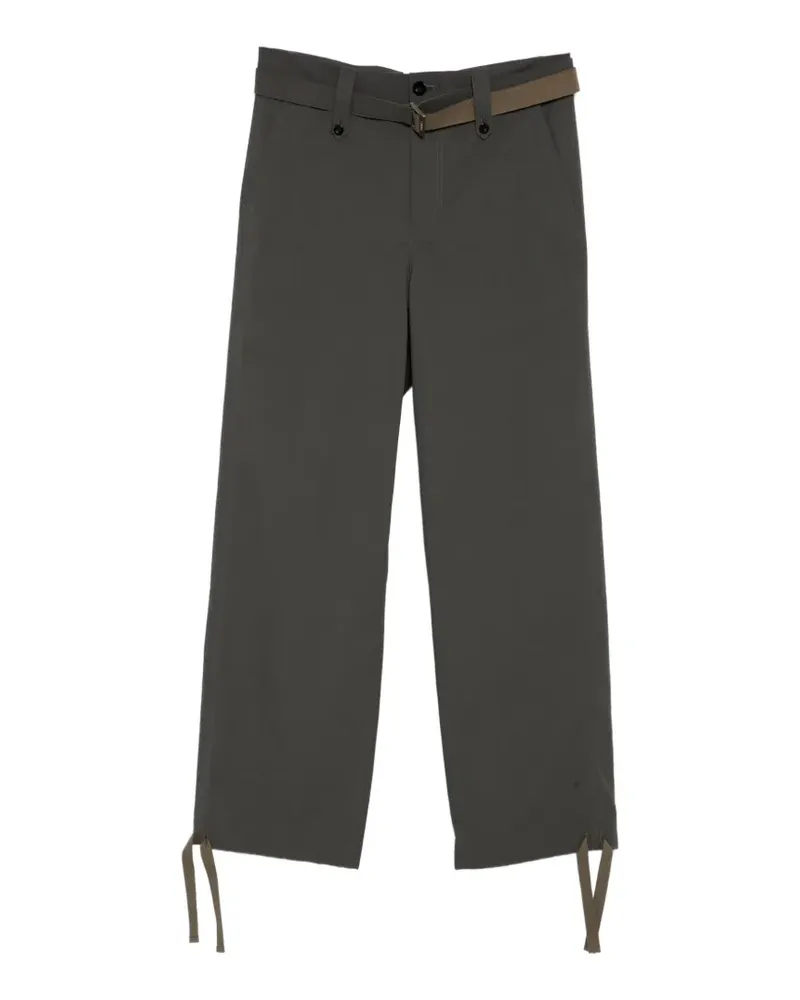 Sacai Hose mit Gürtel - Grün Grün