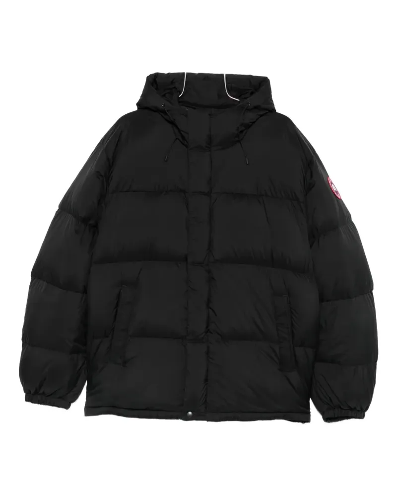 Canada Goose Sterling logo-patch padded jacket - Schwarz Schwarz