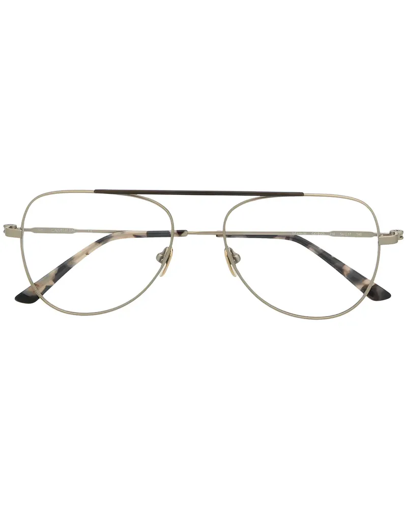 Calvin Klein CK 19152 Pilotenbrille - Gold Gold