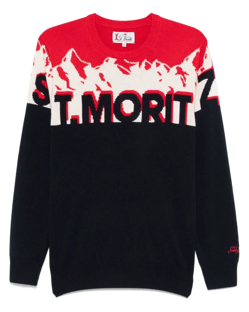 MC2 Saint Barth Heron Pullover - Blau Blau