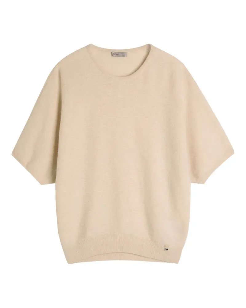 Herno Kurzärmeliger Pullover - Nude Nude