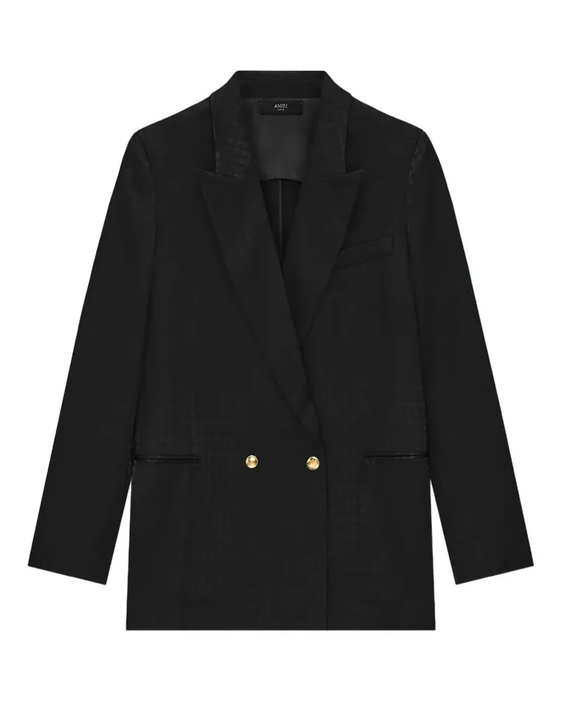 Amiri Doppelreihiger Blazer - Schwarz Schwarz