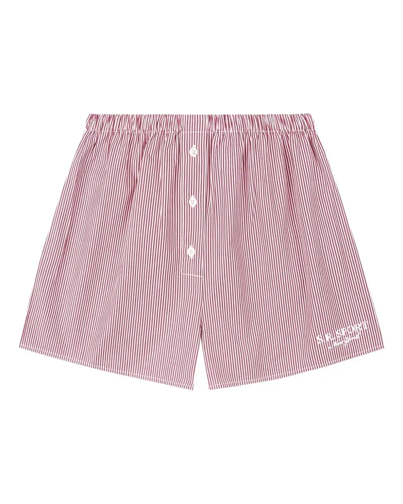SPORTY & RICH Klassische Shorts - Rot Rot