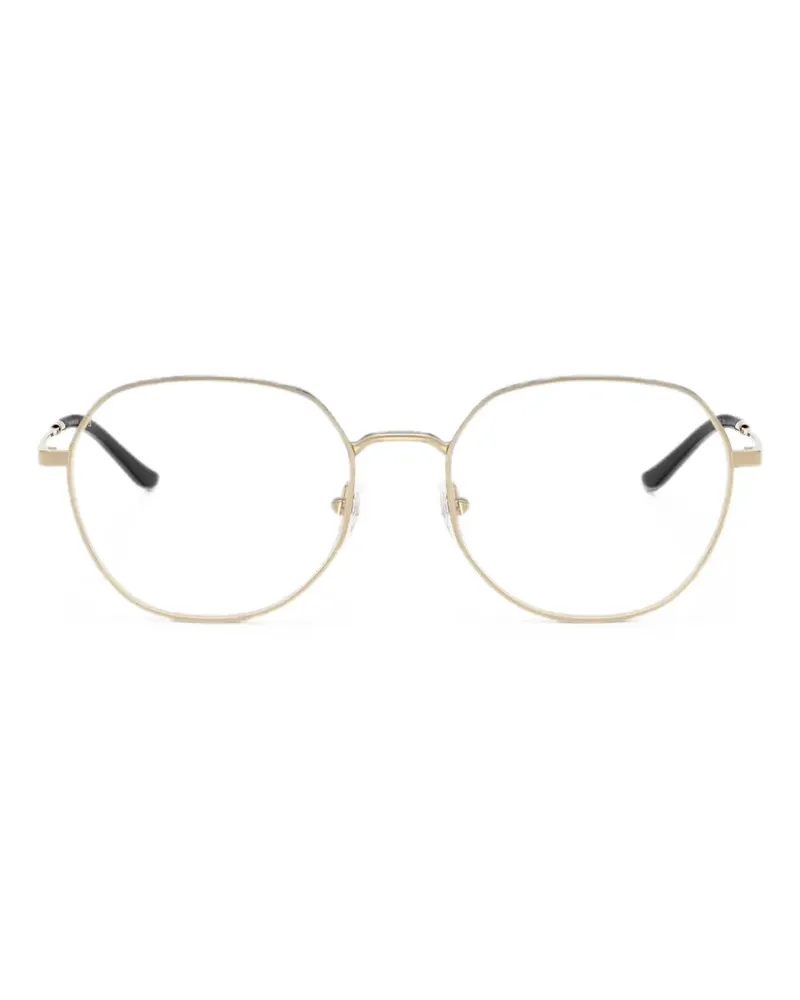 Emporio Armani Brille mit geometrischem Gestell - Gold Gold