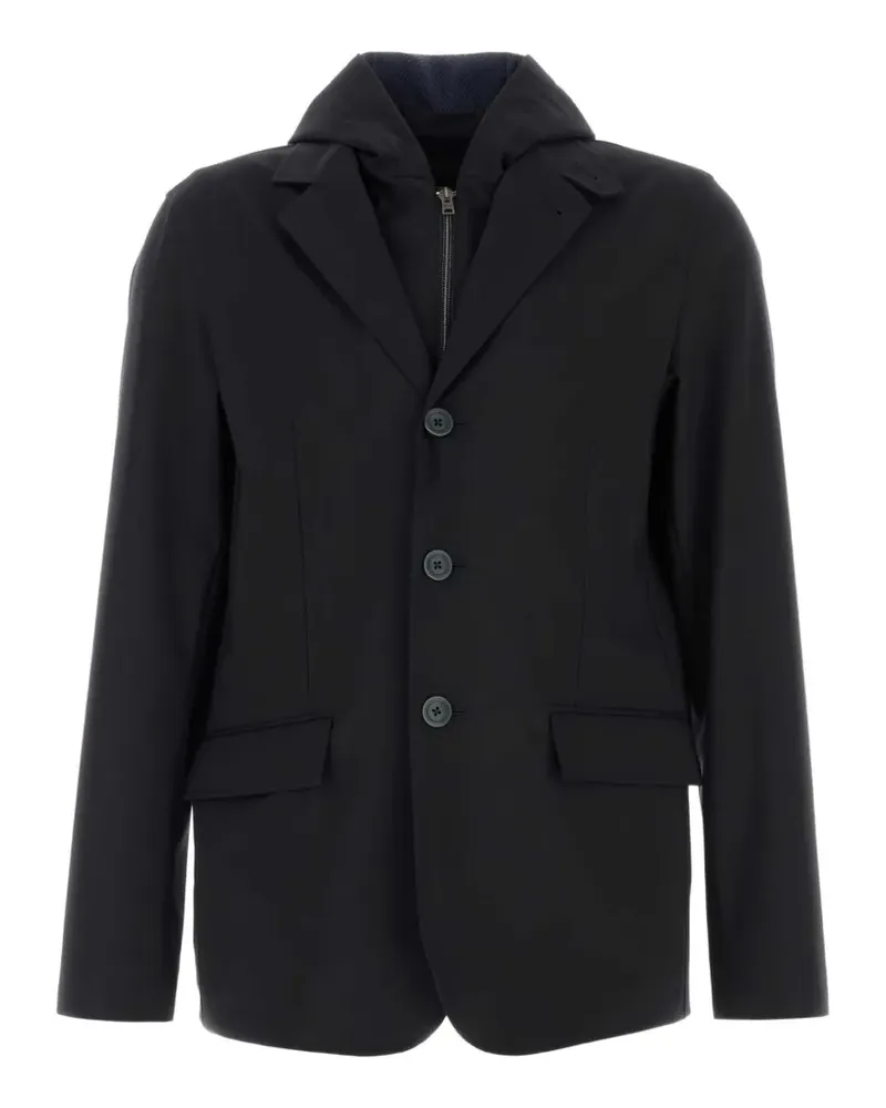 Herno Sakko mit Kapuze - Blau Blau