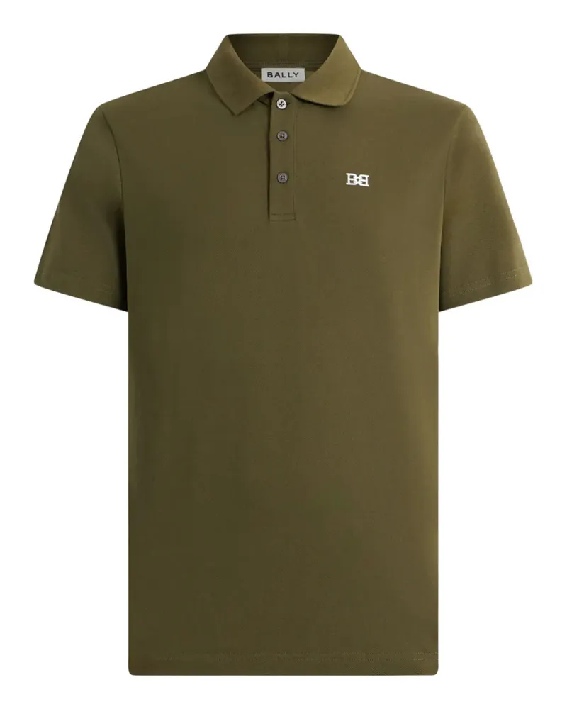 Bally Poloshirt mit Logo - Grün Grün