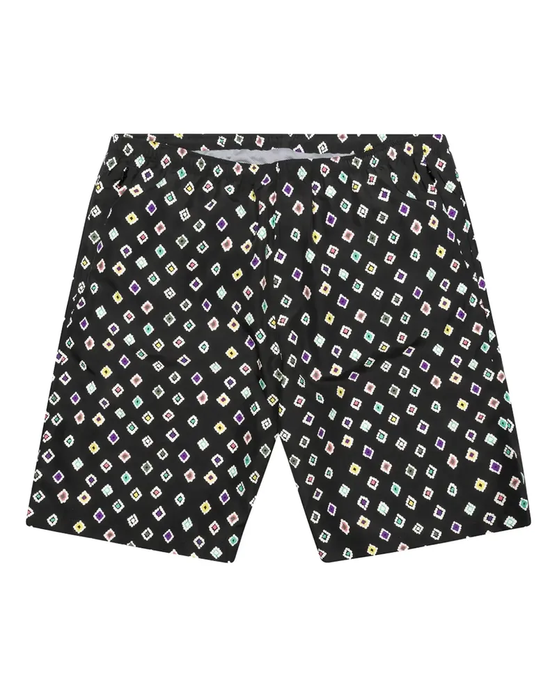 NEEDLES Gemusterte Badeshorts - Schwarz Schwarz