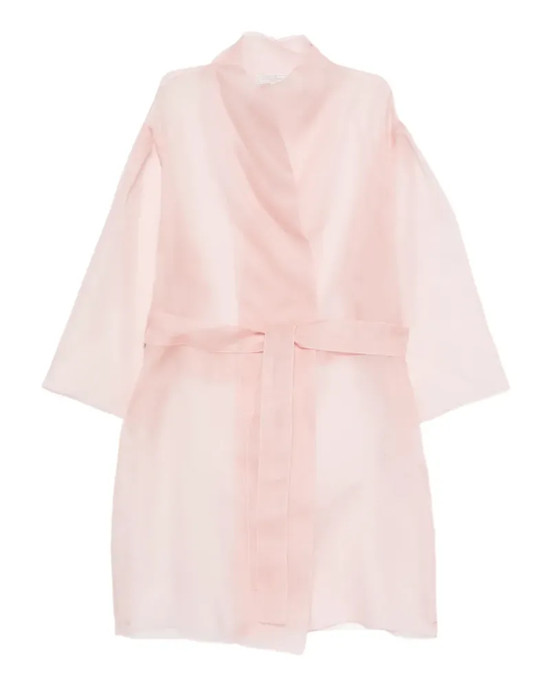Antonelli Firenze sheer wrap-style dress - Rosa Rosa