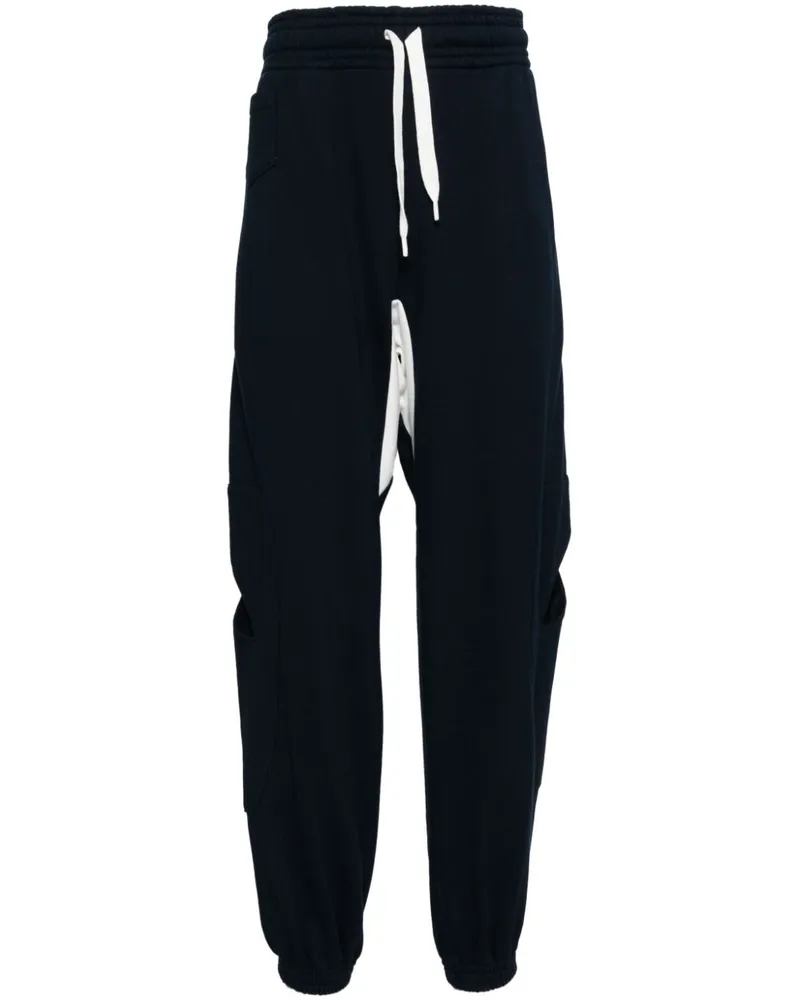 STEFAN COOKE Jogginghose mit Cut-Out - Blau Blau