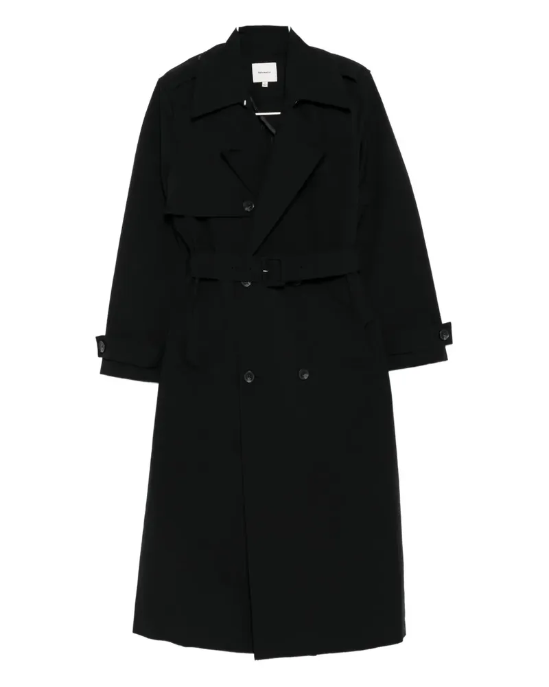 Reformation Matteo trench coat - Schwarz Schwarz