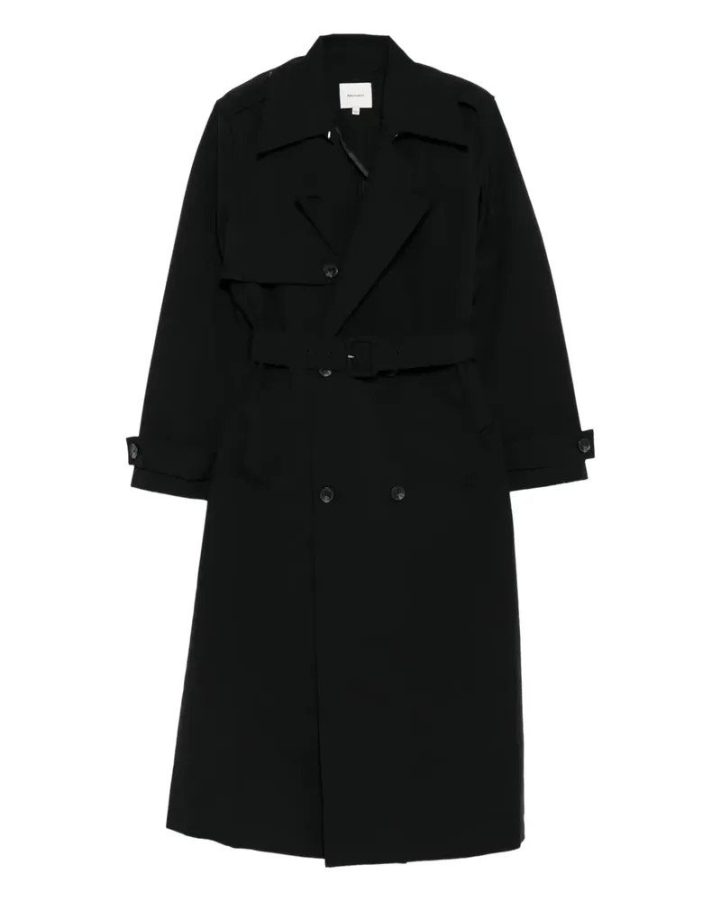 Reformation Matteo Trenchcoat - Schwarz Schwarz
