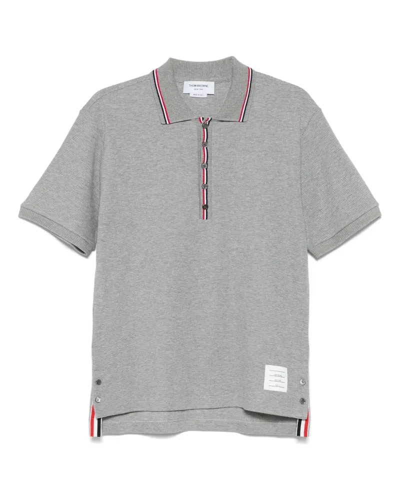 Thom Browne Klassisches Poloshirt - Grau Grau