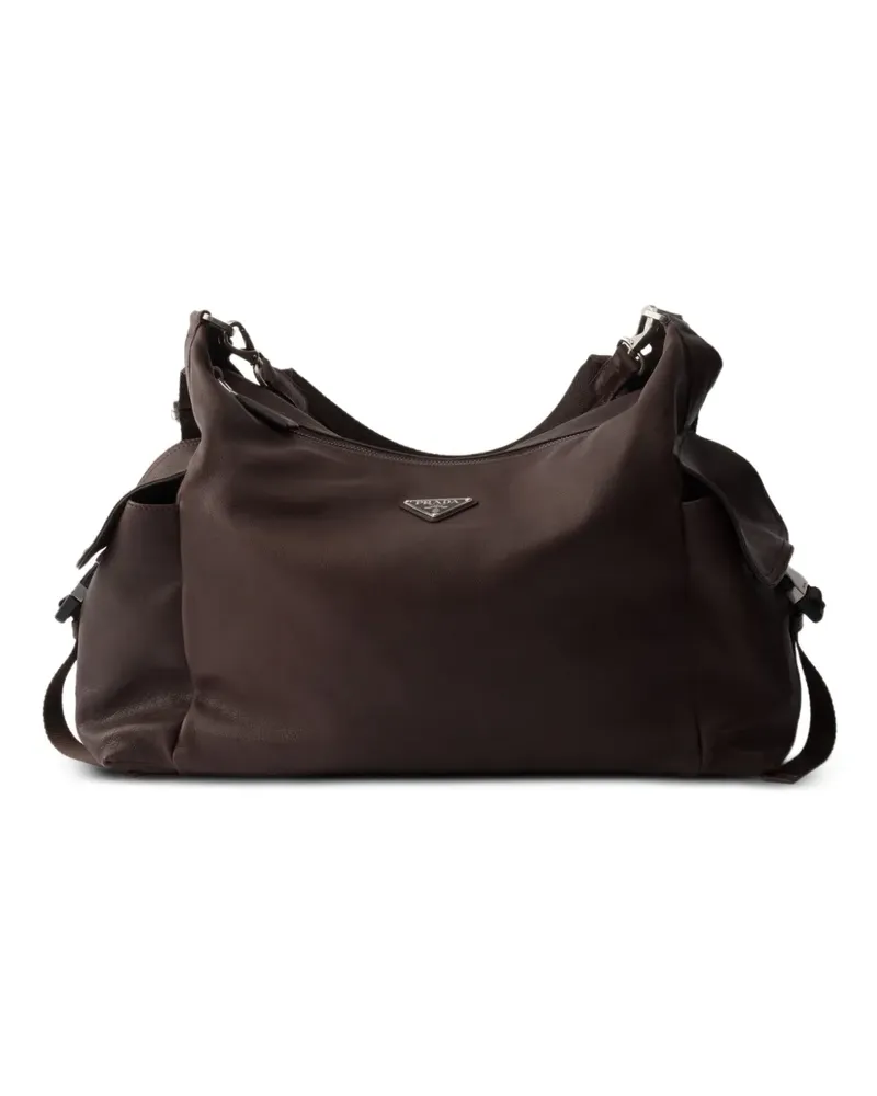 Prada Explore Schultertasche - Braun Braun