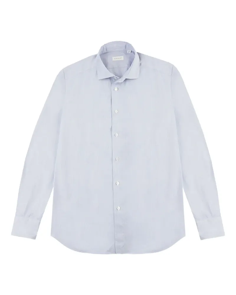 Glanshirt Klassisches Hemd - Blau Blau