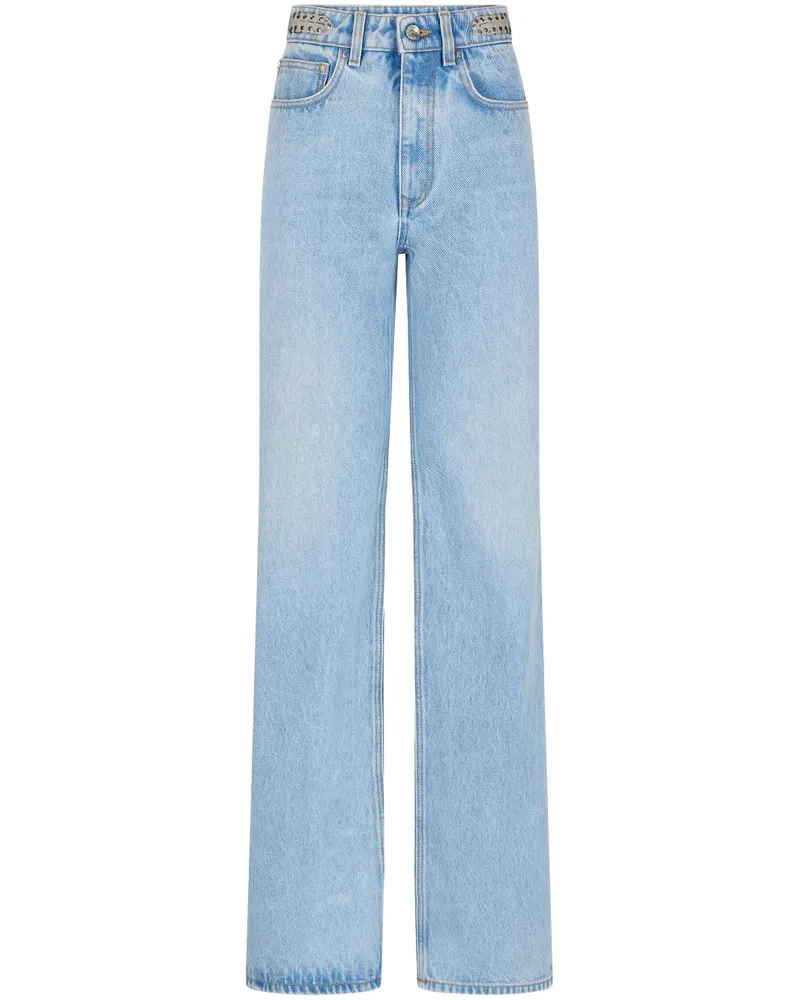 Paco Rabanne Ausgestellte Jeans - Blau Blau